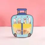 Schoolbag Shaped Plastic Zip Lock Bags