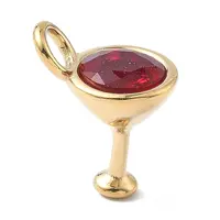 304 Stainless Steel Rhinestone Pendants