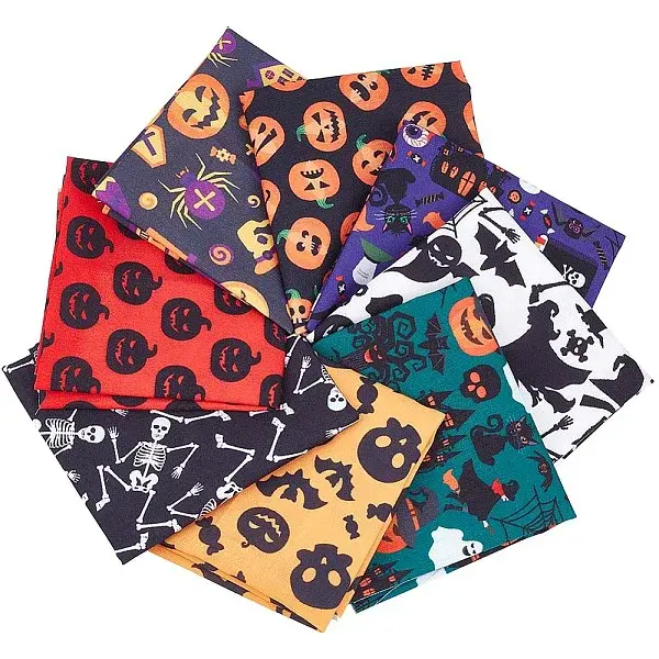 Halloween Printed Polycotton Fabric