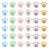 30Pcs 6 Colors Opaque Acrylic Beads