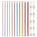 1 Set Aluminum Tunisian Crochet Hooks