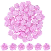100Pcs Opaque ABS Plastic Cabochons