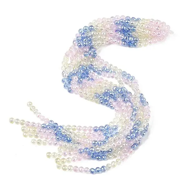 Electroplate Glass Beads Strands