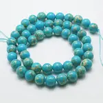Round Dyed Imperial Jasper Beads Strands