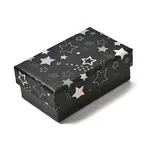 Star Print Paperboard Jewelry Gift Boxes