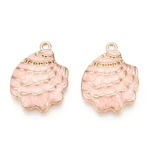 Rack Plating Alloy Enamel Pendant