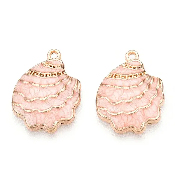 Rack Plating Alloy Enamel Pendant