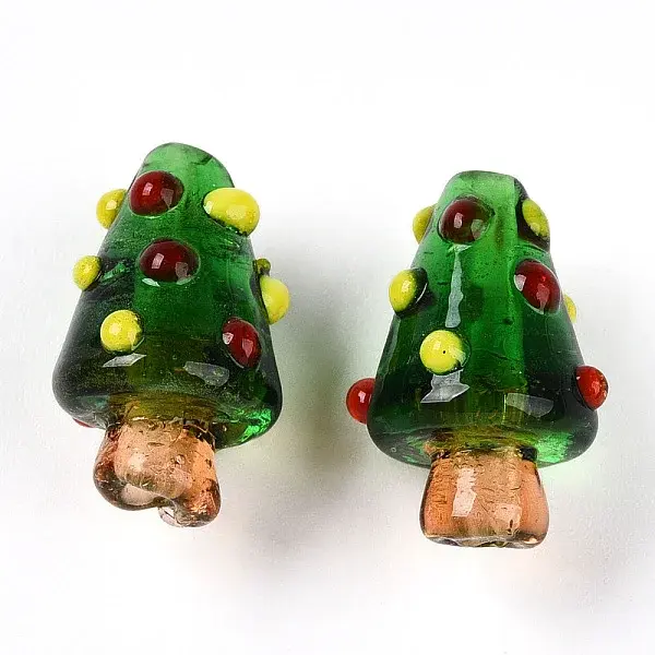 Handmade Lampwork Bumpy Beads
