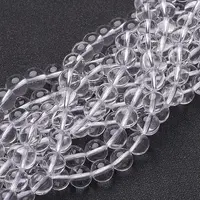 Natural Grade AB Quartz Crystal Beads Strands