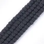 Spray Painted Non-magnetic Synthetic Hematite Beads Strands