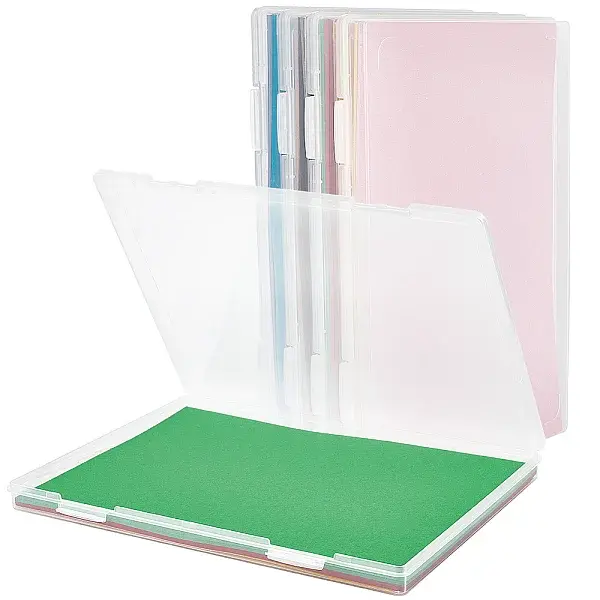 Transparent Plastic Packaging Boxes with Hinged Lid