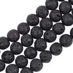 Natural Lava Rock Beads Strands