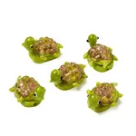 Handmade Gold Sand Lampwork Beads