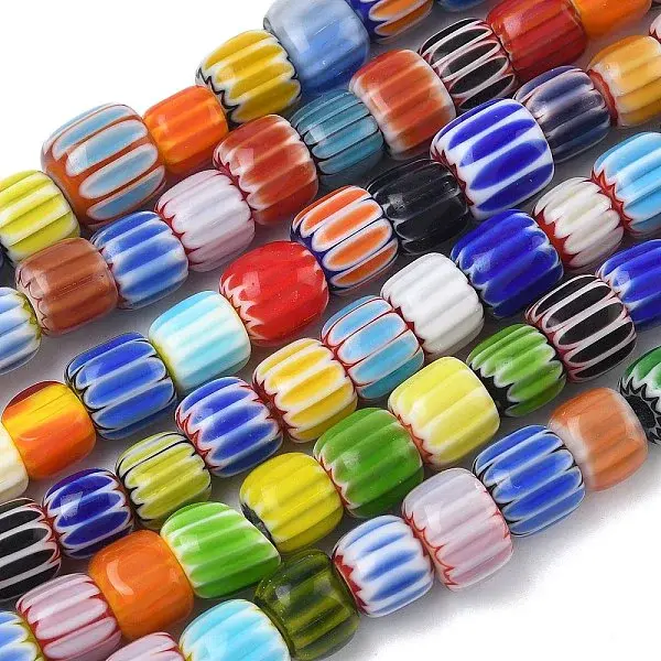 Handmade Millefiori Glass Beads
