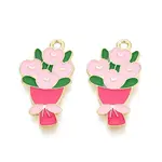 Valentine's Day Alloy Enamel Pendants