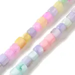 Rainbow Color Dyed Natural Freshwater Shell Beads Strands