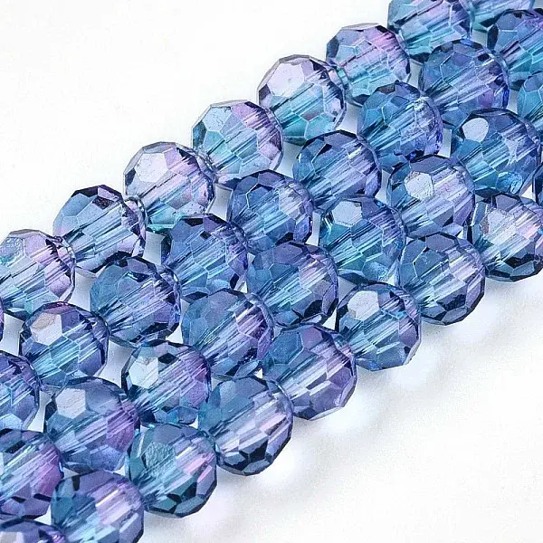 Baking Paint Transparent Glass Beads
