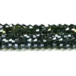 Transparent Electroplate Glass Beads Strands