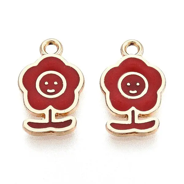 Alloy Enamel Pendants