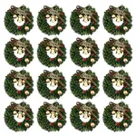 Plastic Mini Christmas Wreath