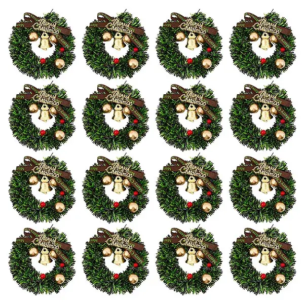 Plastic Mini Christmas Wreath