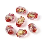 Handmade Foil Glass Beads Strands