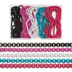 5Meters 5 Colors Spray Painted Brass Box Chains