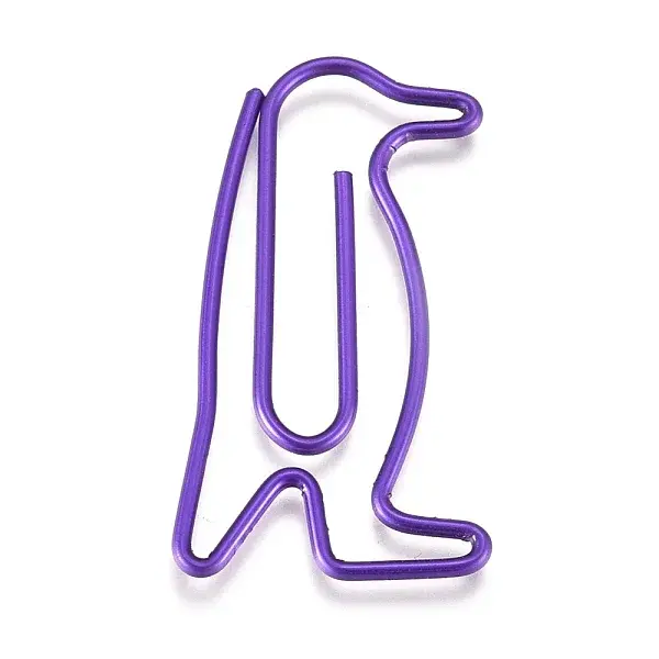 Penguin Shape Iron Paperclips