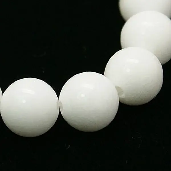 Natural Mashan Jade Round Beads Strands