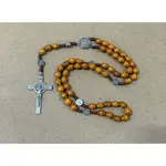 Wood Rosary Bead Necklaces