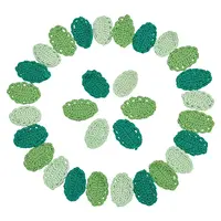 30Pcs 10 Colors Hand-woven Cotton Ornament Accessories