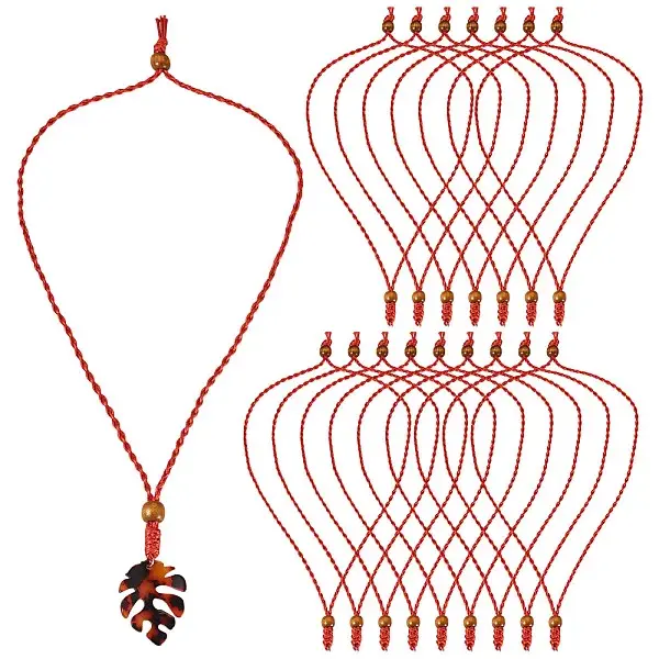 Adjustable Waxed Polyester Cord Necklace Making