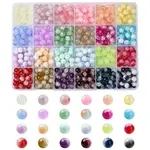 528Pcs 24 Style Mixed Style Glass Beads