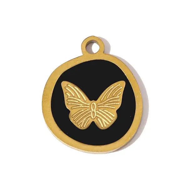 304 Stainless Steel Enamel Pendants