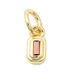 Brass Cubic Zirconia Charms