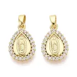 Religion Brass Micro Pave Cubic Zirconia Pendants