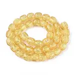 Handmade Foil Lampwork Beads Strands