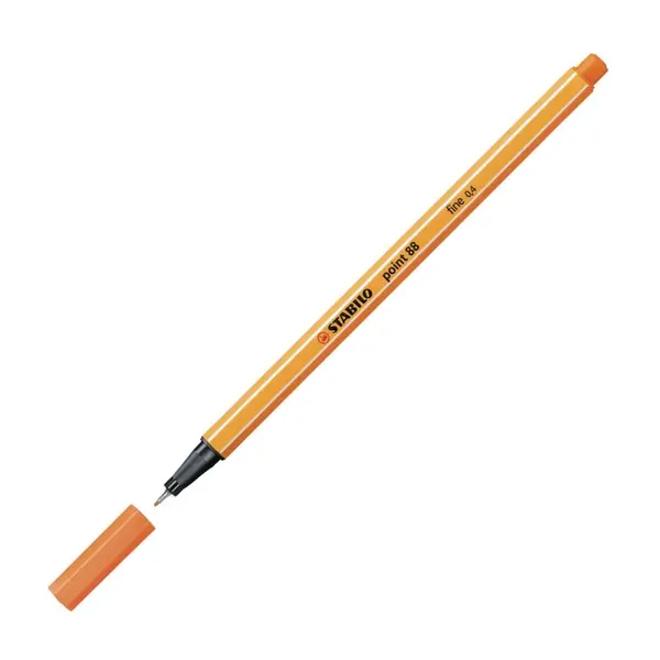 Popisovač STABILO point liner 88 oranžový světle