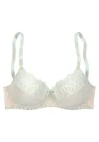 LASCANA Podprsenka  ružová / šedobiela