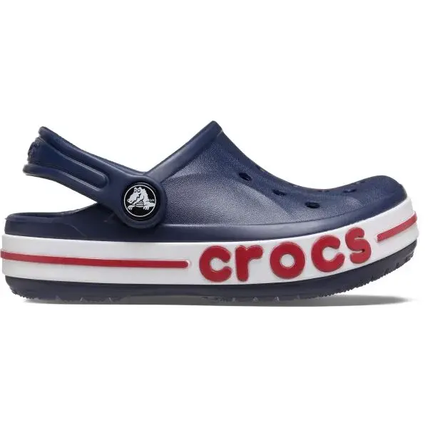 Crocs BAYABAND CLOG T Detské šľapky, tmavo modrá, veľkosť 20/21