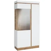 Vitrína Calabria  2d Dub Coast Evoke/Biela Alpin