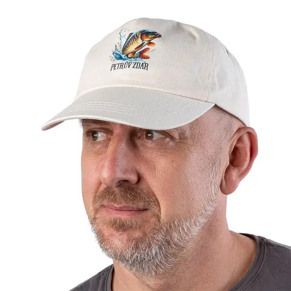 Kšiltovka s rybářským potiskem