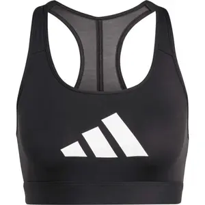 adidas POWERREACT BIG LOGO BRA Dámská sportovní podprsenka, černá, velikost