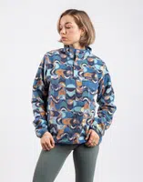 Patagonia W's LW Synch Snap-T P/O Swallowtail Geo: Still Blue XS