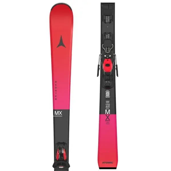 Atomic REDSTER MX + M10 GW Sjezdové lyže, červená, velikost