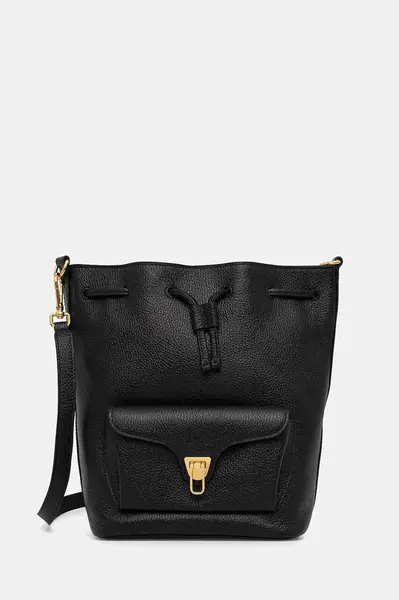 Kožená kabelka Coccinelle