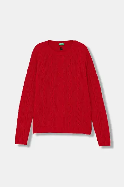 Dětský svetr s příměsí vlny United Colors of Benetton