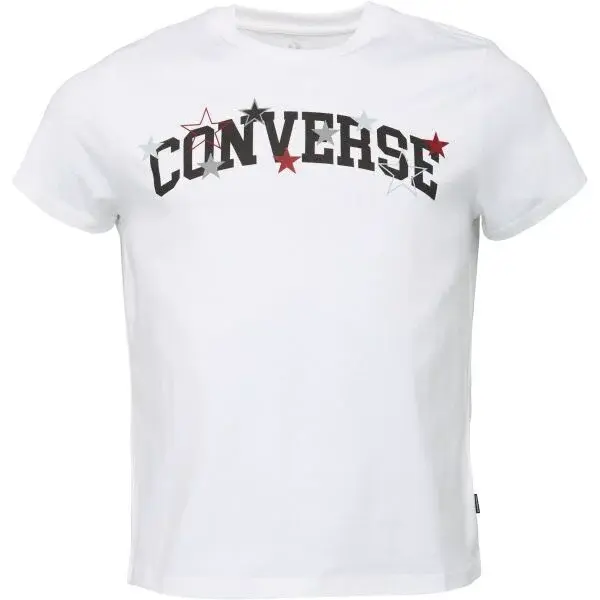 Converse CVRS STAR RETRO TEE Pánské tričko, bílá, velikost