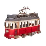 Tramvaj červená 16,5cm kov