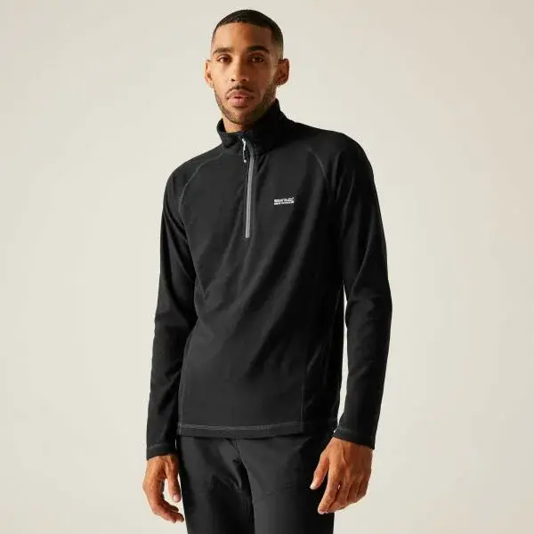 REGATTA OUTDOORS MONTES Pánska mikina, čierna, veľkosť